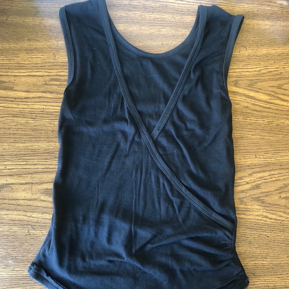 Free People Reversible Black Tank Top